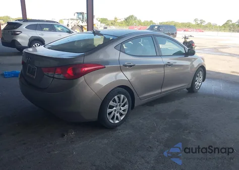 2012 Hyundai Elantra Gls из США, поврежденный, VIN 5NPDH4AE5CH119892